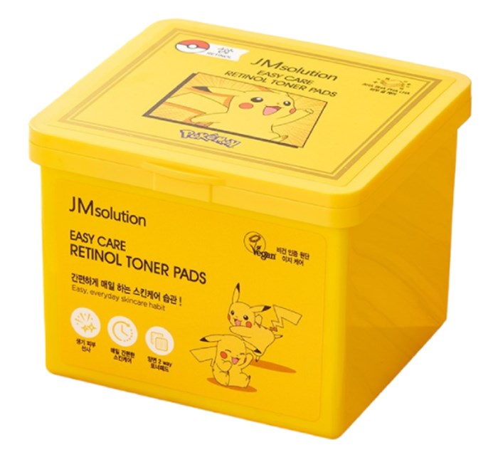 ПОД ЗАКАЗ.JMsolution Тонер-пэды с ретинолом Easy Care Retinol Toner Pads Pokemon (70шт) 15063.900.50-1 - фото 12200