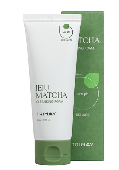 ПОД ЗАКАЗ.Trimay Слабокислотная пенка для умывания с чаем матча Jeju Matcha Low pH Cleansing Foam 15472.900.50-1 - фото 12250
