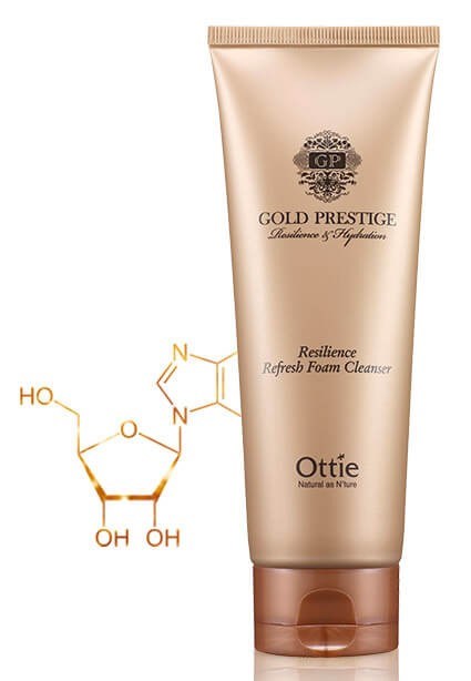 ПОД ЗАКАЗ.Ottie Увлажняющая пенка для упругости кожи 150 мл Gold Resilience Refresh Foam Cleanser 9647.900.50-1 - фото 12262