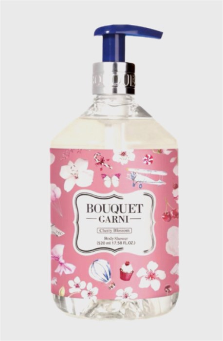 ПОД ЗАКАЗ.Bouquet Garni Парфюмированный гель для душа Цветущая вишня Fragranced Body Shower Cherry Blossom 15558.574.50-1 - фото 12411