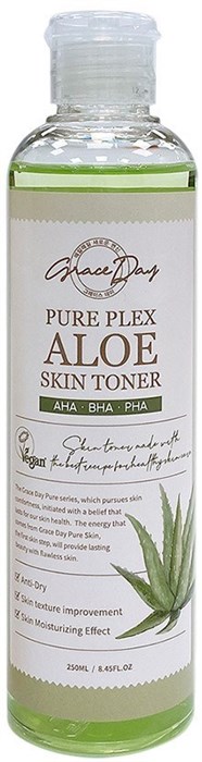 ПОД ЗАКАЗ.Grace Day Увлажняющий тонер с экстрактом алоэ Pure Plex Aloe Skin Toner 13462.900.50 - фото 32360