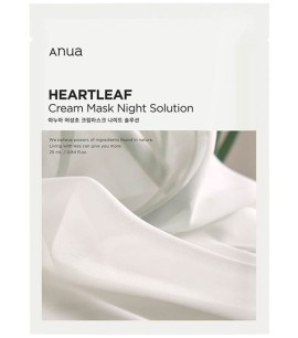 ПОД ЗАКАЗ.Anua Барьерная тканевая крем-маска с хауттюйнией Heartleaf Cream Mask Night Solution 15346.270.50 - фото 32402