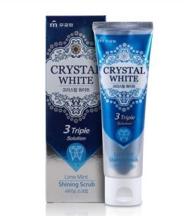 ПОД ЗАКАЗ.Mukunghwa Отбеливающая зубная паста с ароматом лайма и мяты Crystal White 13809.270.50 - фото 32554