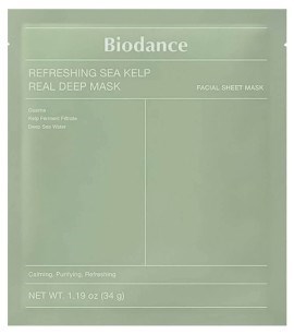 ПОД ЗАКАЗ.Biodance Успокаивающая гидрогелевая маска с водорослями Refreshing Sea Kelp Real Deep Mask 15901.270.50 - фото 33257