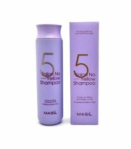 ПОД ЗАКАЗ.Masil Шампунь против желтизны волос 300 мл 5 Salon No Yellow Shampoo 12676.270.50 - фото 33869