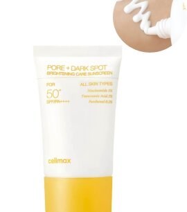 ПОД ЗАКАЗ.Celimax Осветляющий солнцезащитный крем Pore+Dark Spot Brightening Care Sunscreen SPF50+ PA++++ 15903.270.50 - фото 34529
