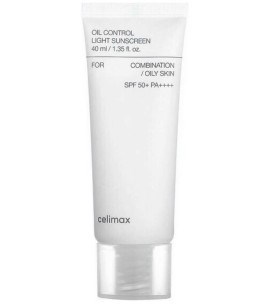 ПОД ЗАКАЗ.Celimax Себорегулирующий лёгкий солнцезащитный крем Oil Control Light Sunscreen SPF50+PA++++ 15889.270.50 - фото 34724
